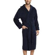 Schiesser Essentials Terry Cloth Bathrobe Marin bomull X-Large Herr