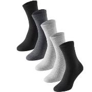 Schiesser Strumpor 5P Women Socks Grå/Svart Strl 35/38 Dam