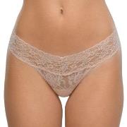 Hanky Panky Trosor 3P Low Rise Thong Beige nylon One Size Dam