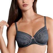 Rosa Faia BH Fleur Underwire Bra Antracit polyamid D 80 Dam