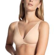 Calida BH Natural Comfort Soft Bra Beige bomull A 85 Dam