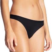 Calida Trosor Natural Comfort Thong Svart bomull Medium Dam