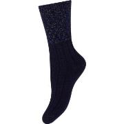 Decoy Strumpor Cosy Mohair Lurex Sock Blå Mönstrad Strl 37/41 Dam