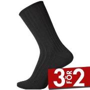 Egtved Strumpor Cotton No Elastic Socks Svart Strl 40/45 Herr