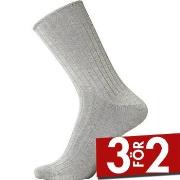 Egtved Strumpor Cotton No Elastic Socks Ljusgrå Strl 40/45 Herr