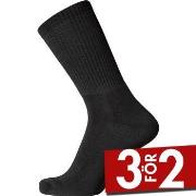 Egtved Strumpor Cotton Terry Sole Sock Svart Strl 40/45 Herr