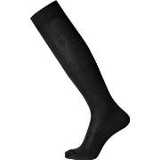 Egtved Strumpor Mercerized Cotton Kneehigh Sock Svart merceriserad bom...