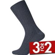 Egtved Strumpor Wool Broadrib Sock Marin ull Strl 40/43