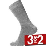 Egtved Strumpor Wool Twin Sock Ljusgrå Strl 45/48