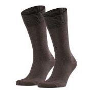 Falke Strumpor 2P Happy Socks Mörkbrun Strl 39/42 Herr