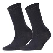 Falke Strumpor 2P Women Casual Happy Sock Marin Strl 35/38 Dam