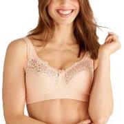 Swegmark BH Cotton Bloom Fairtrade Soft Bra Creme bomull E 80 Dam