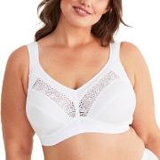 Swegmark BH Cotton Star Soft Bra Vit bomull D 80 Dam