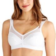 Swegmark BH Net Faitrade Cotton Soft Bra Vit ekologisk bomull B 85 Dam