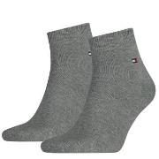 Tommy Hilfiger Strumpor 2P Men Quarter Sock Grå Strl 39/42 Herr