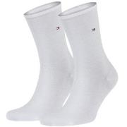 Tommy Hilfiger Strumpor 2P Women Classic Casual Socks Vit Strl 35/38 D...