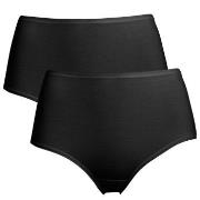 Trofe Midi Briefs Bamboo Mix Trosor 2P Svart Large Dam