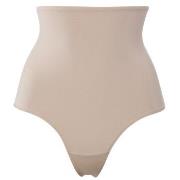 Trofe Shaping High Waist Thong Trosor Beige Large Dam