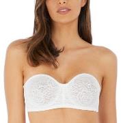 Wacoal BH Halo Lace Strapless Bra Benvit F 80 Dam