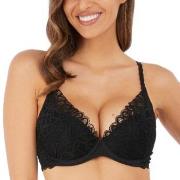 Wacoal BH Raffine Plunge Push Up Bra Svart D 75 Dam