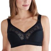 Swegmark BH Cotton Star Soft Bra Svart bomull C 75 Dam