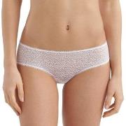 DKNY Trosor Modern Lace Trim Hipster Vit nylon Large Dam