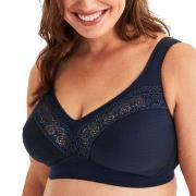 Swegmark BH Cotton Star Soft Bra Marin bomull E 80 Dam