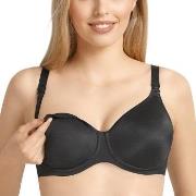 Anita BH Microfiber Underwire Nursing Bra Svart E 75 Dam