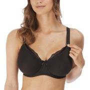 Freya BH Pure Underwire Moulded Nursing Bra Svart nylon F 75 Dam