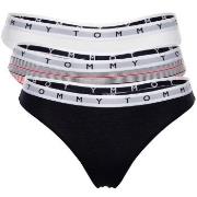 Tommy Hilfiger Trosor 3P Essentials Thong Vit/Marin bomull Medium Dam