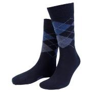 Amanda Christensen Strumpor True Ankle Argyle Sock Marin/Blå Strl 39/4...