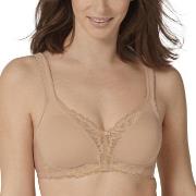 Triumph BH Modern Lace Cotton Soft Bra Beige A 75 Dam