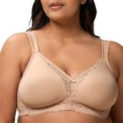 Triumph BH Modern Lace Cotton Soft Bra Beige B 105 Dam