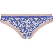 Calvin Klein Trosor Bottoms Up Refresh Thong Blå polyamid Large Dam
