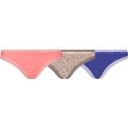 Calvin Klein Trosor 3P Bottoms Up Refresh Thongs Blå/Rosa nylon Small ...