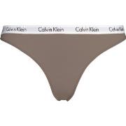 Calvin Klein Trosor Carousel Thong Brun bomull X-Large Dam