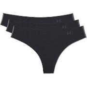 Under Armour Trosor 3P Pure Stretch Thong Svart X-Small Dam