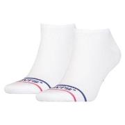 Levis Strumpor 2P Organic Cotton Ankle Sock Vit Strl 39/42