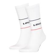 Levis Strumpor 2P Organic Cotton Sock Vit Strl 35/38