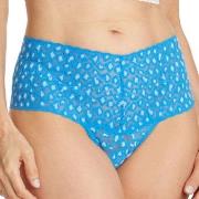 Hanky Panky Trosor Cross Dyed Leopard Retro Thong Blå Mönstrad One Siz...