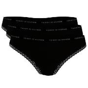 Tommy Hilfiger Trosor 3P Lace Brief Svart Medium Dam