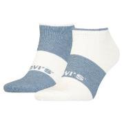 Levis Strumpor 2P Unisex Sustainable Low Cut Socks Vit/Blå Strl 35/38