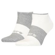 Levis Strumpor 2P Unisex Sustainable Low Cut Socks Vit/Grå Strl 43/46