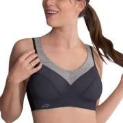 Anita BH Active Wool Sport Bra Grå/Svart D 90 Dam