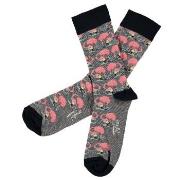 Topeco Strumpor Men Cotton Birdie Sock Blå/Rosa Strl 41/45 Herr