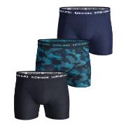 Björn Borg Kalsonger 3P Essential Shadeline Shorts Marin/Blå bomull La...