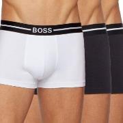 BOSS Kalsonger 3P Organic Cotton Trunk Vit/Svart bomull Medium Herr