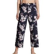 Calida Favourites Dreams Ankle Pants Blå Mönstrad bomull Medium Dam