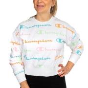 Champion American Classics Women Crewneck Print Vit Mönstrad Medium Da...