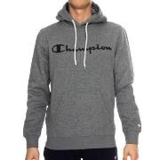 Champion Classics Men Hooded Sweatshirt Grå Large Herr